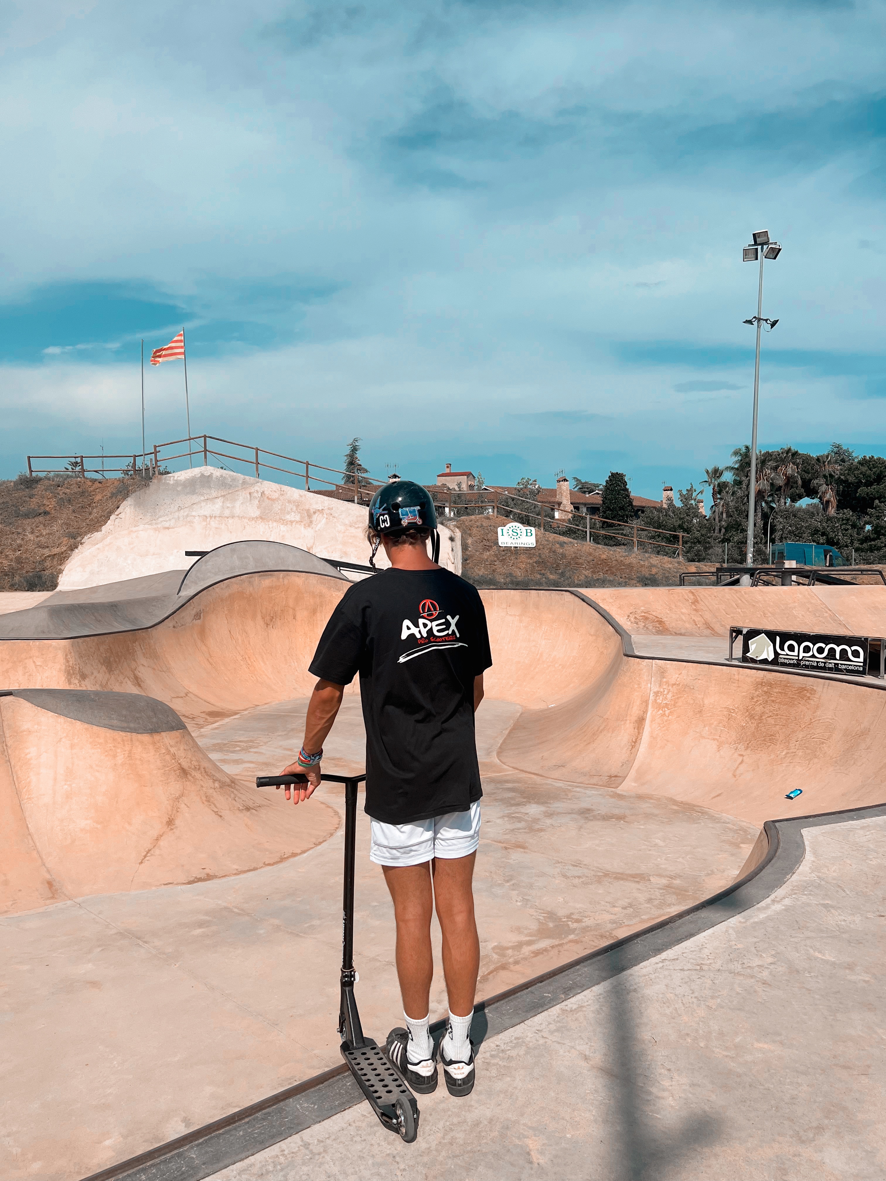 Camille Scooters en entraînement