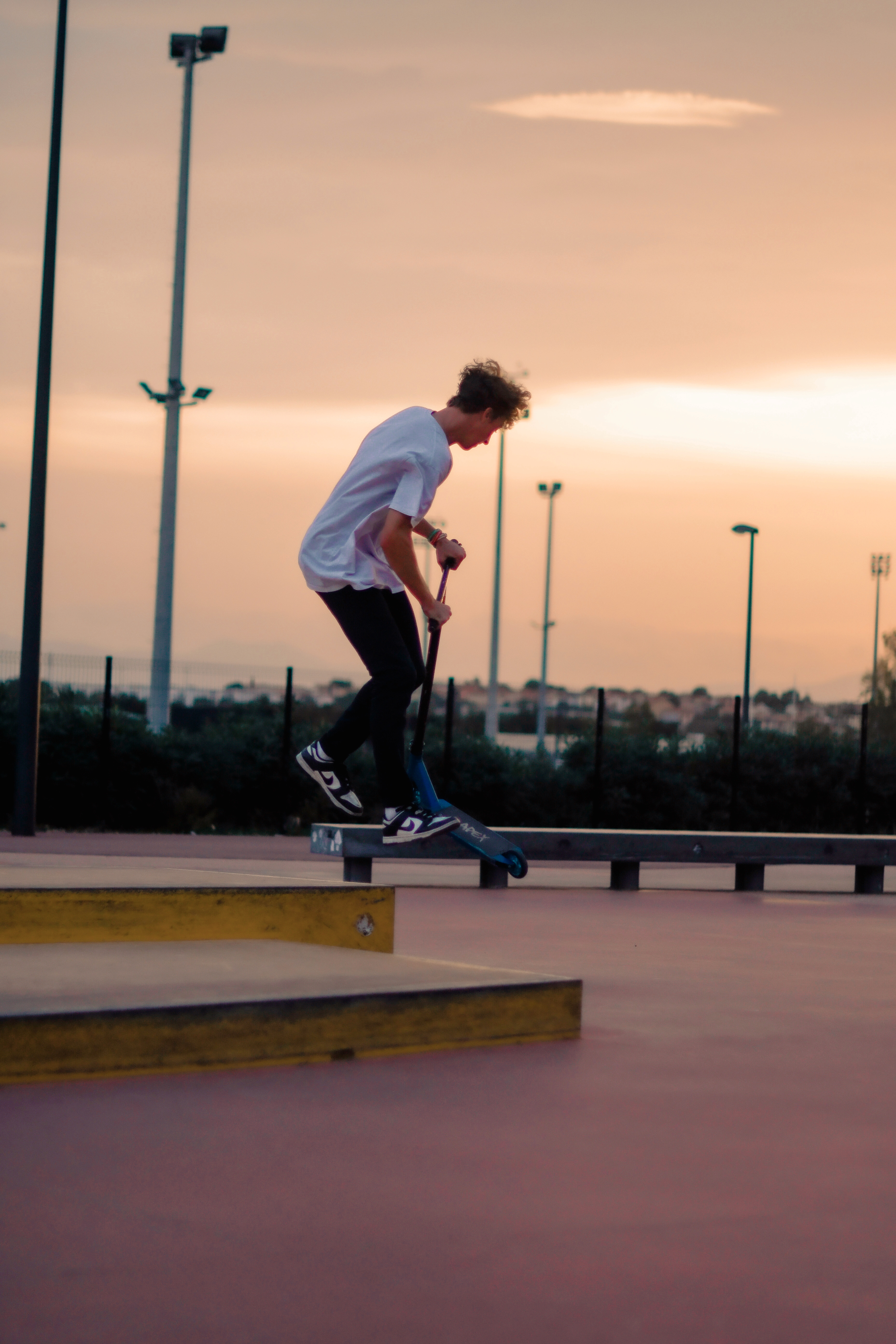 Camille Scooters avec sa trottinette